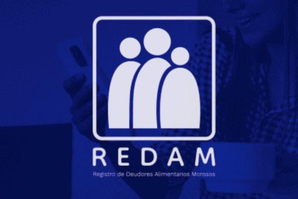 Imagen del logotipo institucional REDAM: Registro Alimentario de Deudores Morosos.